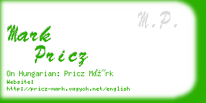 mark pricz business card